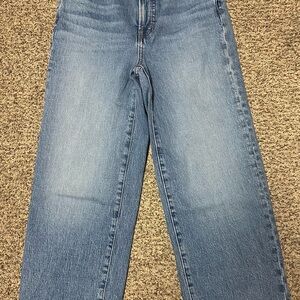 Madewell The perfect vintage wide-leg crop Jean size 25
